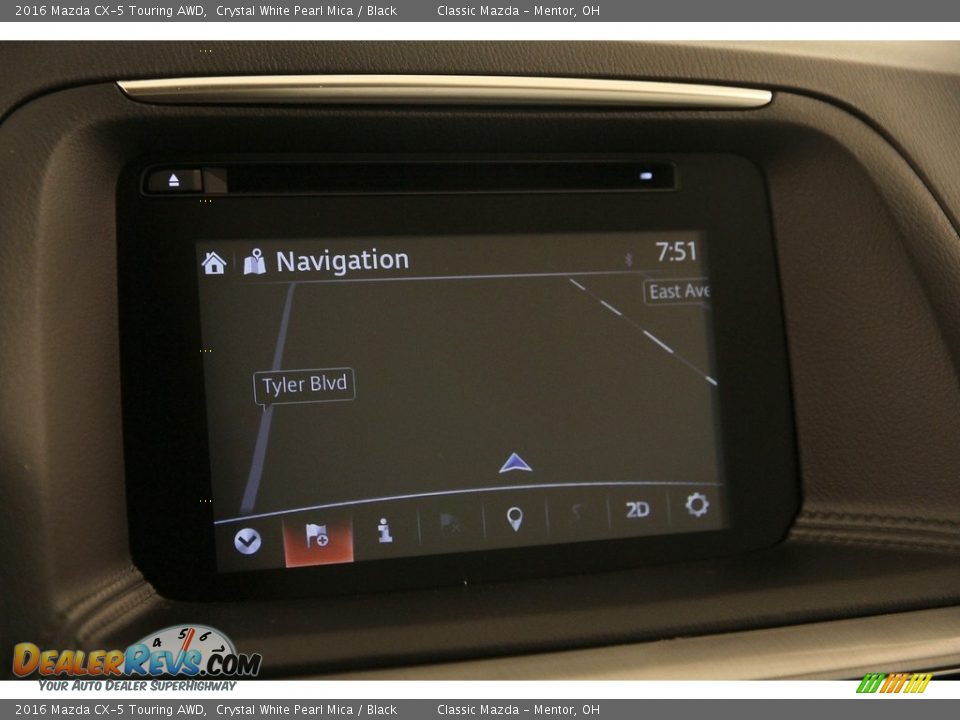 2016 Mazda CX-5 Touring AWD Crystal White Pearl Mica / Black Photo #11
