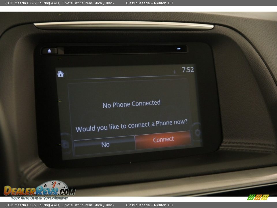 2016 Mazda CX-5 Touring AWD Crystal White Pearl Mica / Black Photo #13