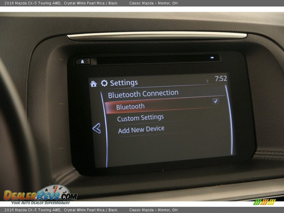 2016 Mazda CX-5 Touring AWD Crystal White Pearl Mica / Black Photo #14