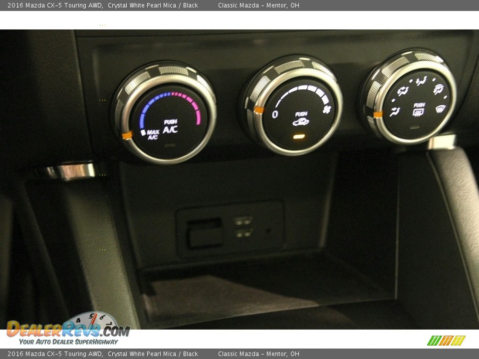 2016 Mazda CX-5 Touring AWD Crystal White Pearl Mica / Black Photo #15
