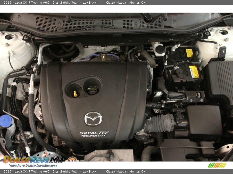 2016 Mazda CX-5 Touring AWD Crystal White Pearl Mica / Black Photo #21