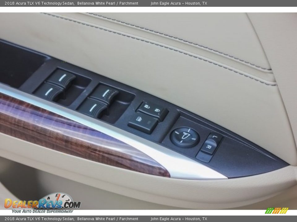 2018 Acura TLX V6 Technology Sedan Bellanova White Pearl / Parchment Photo #16