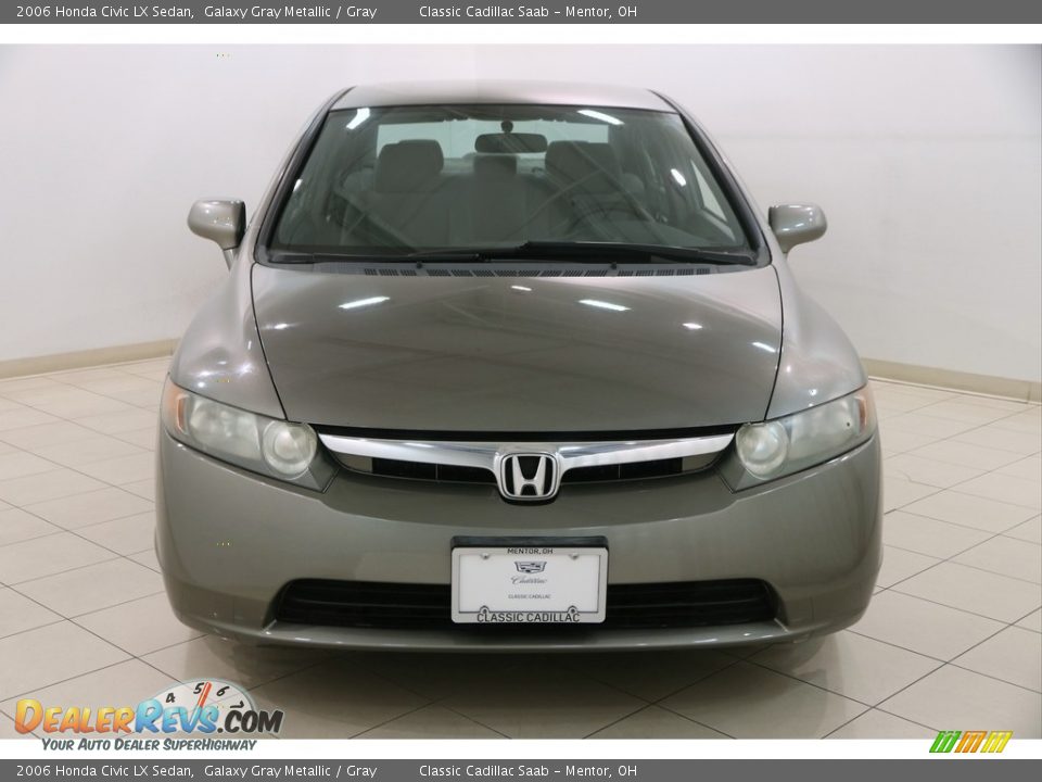 2006 Honda Civic LX Sedan Galaxy Gray Metallic / Gray Photo #2
