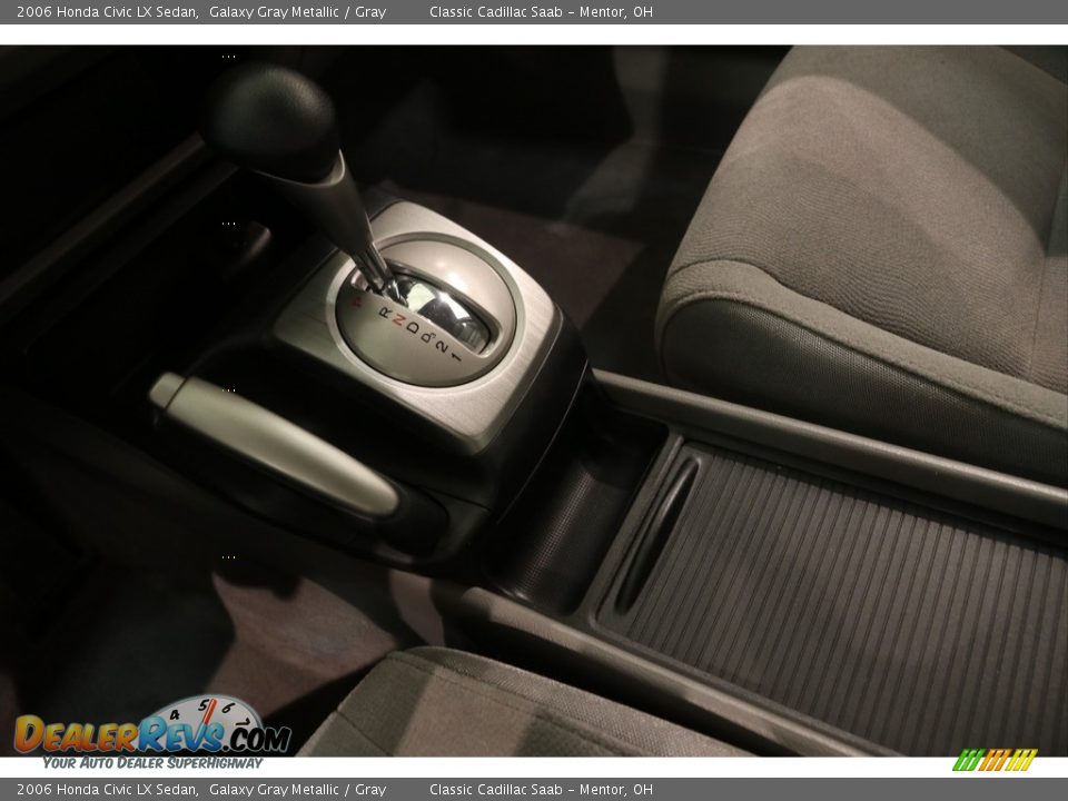 2006 Honda Civic LX Sedan Galaxy Gray Metallic / Gray Photo #9