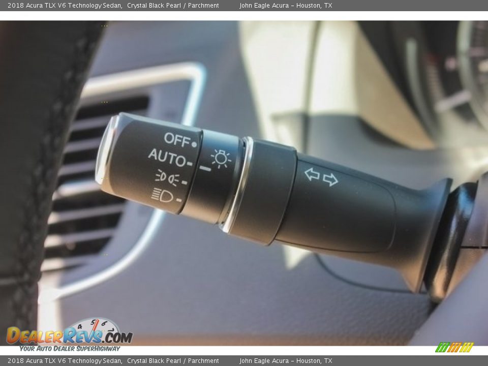 2018 Acura TLX V6 Technology Sedan Crystal Black Pearl / Parchment Photo #34