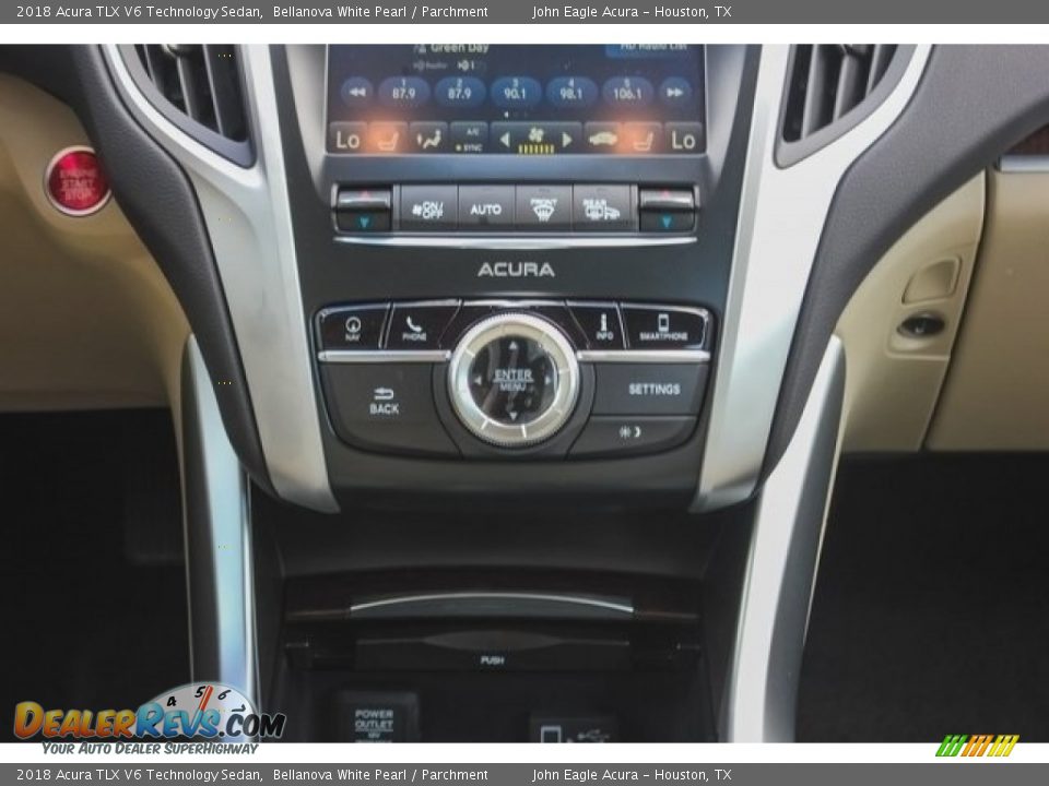 2018 Acura TLX V6 Technology Sedan Bellanova White Pearl / Parchment Photo #32