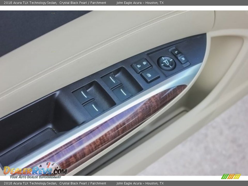 2018 Acura TLX Technology Sedan Crystal Black Pearl / Parchment Photo #15