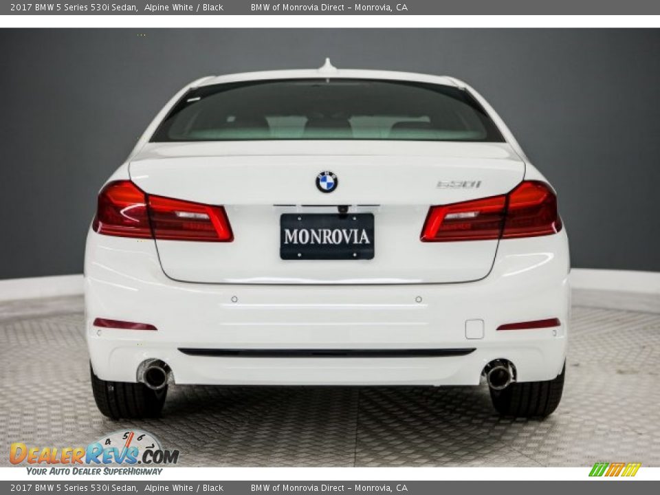 2017 BMW 5 Series 530i Sedan Alpine White / Black Photo #4