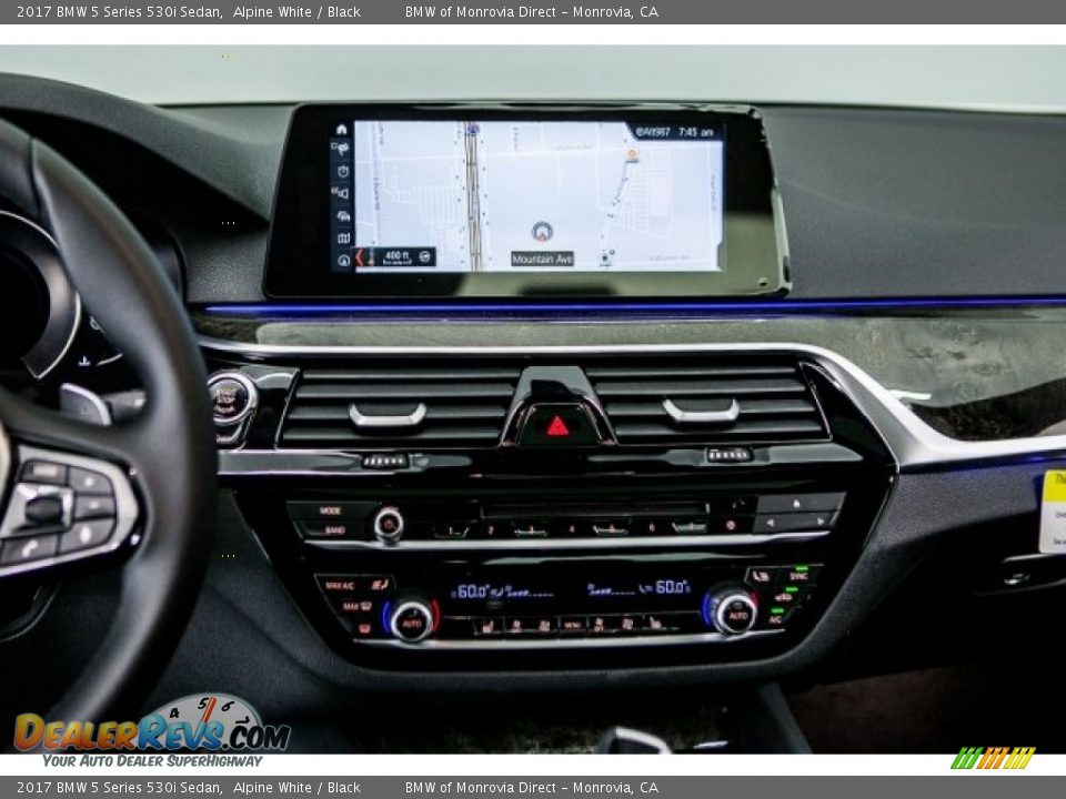 2017 BMW 5 Series 530i Sedan Alpine White / Black Photo #6