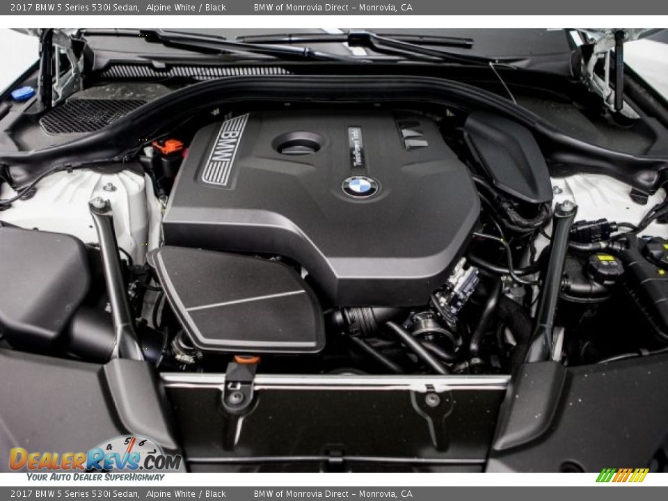 2017 BMW 5 Series 530i Sedan Alpine White / Black Photo #8