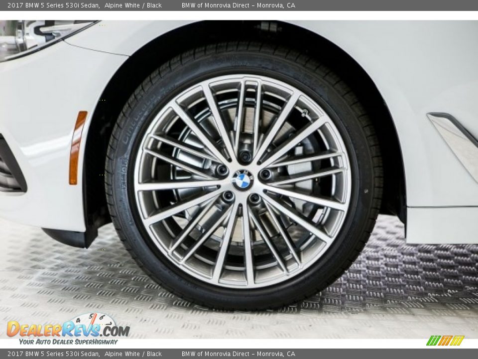2017 BMW 5 Series 530i Sedan Alpine White / Black Photo #9