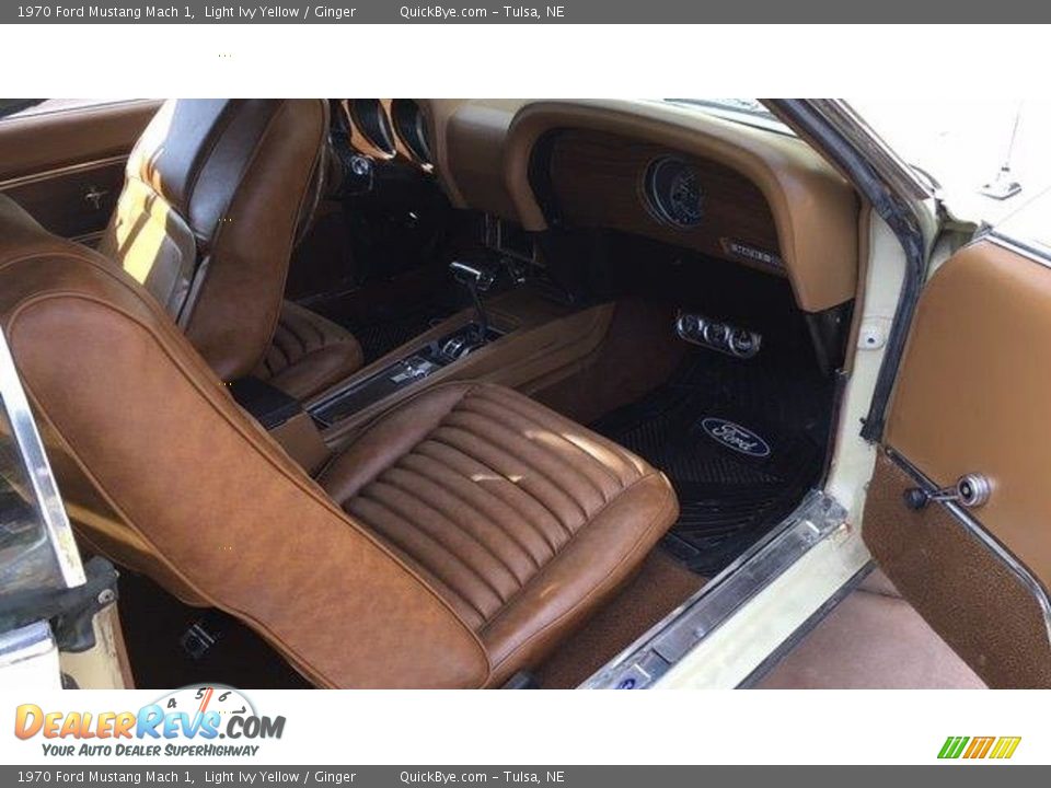 Front Seat of 1970 Ford Mustang Mach 1 Photo #6