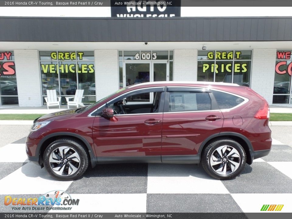 2016 Honda CR-V Touring Basque Red Pearl II / Gray Photo #1
