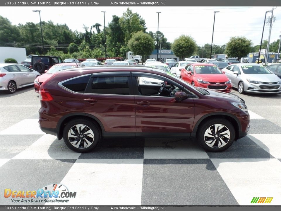 2016 Honda CR-V Touring Basque Red Pearl II / Gray Photo #3