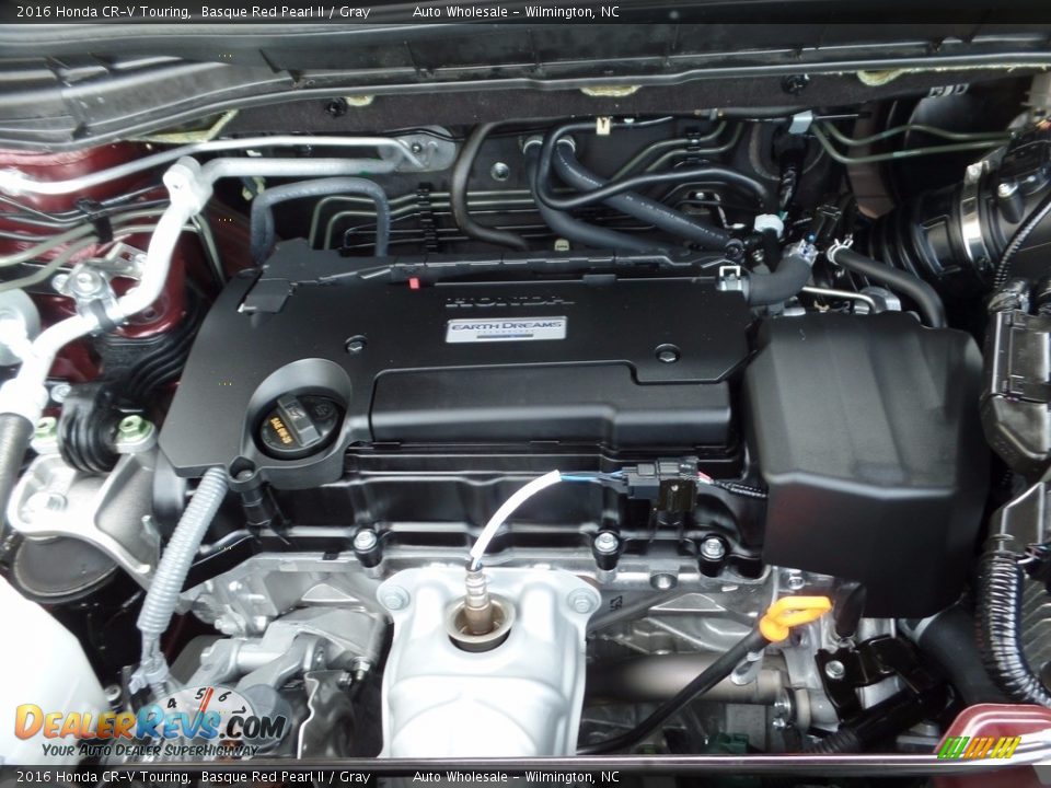 2016 Honda CR-V Touring Basque Red Pearl II / Gray Photo #6