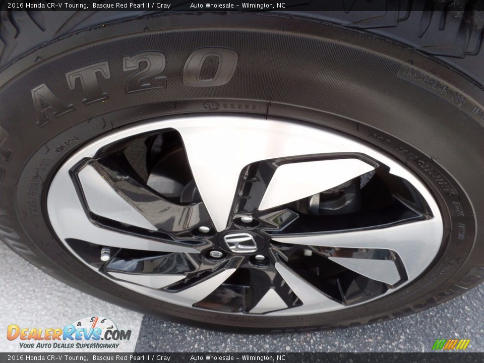 2016 Honda CR-V Touring Basque Red Pearl II / Gray Photo #7