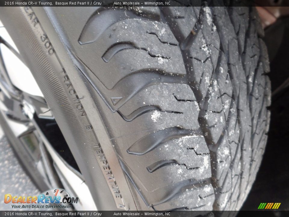 2016 Honda CR-V Touring Basque Red Pearl II / Gray Photo #8