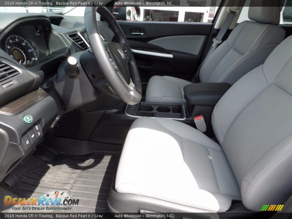 2016 Honda CR-V Touring Basque Red Pearl II / Gray Photo #10