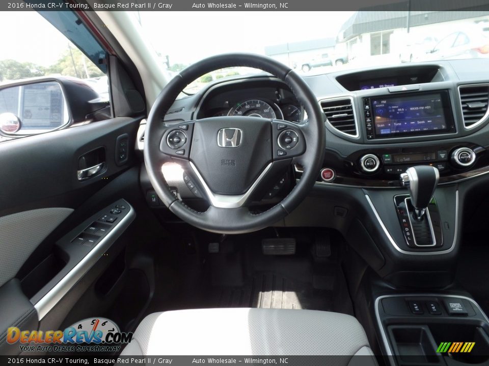 2016 Honda CR-V Touring Basque Red Pearl II / Gray Photo #15