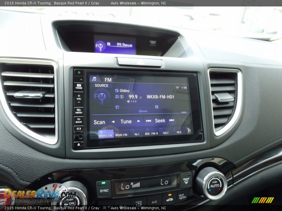 2016 Honda CR-V Touring Basque Red Pearl II / Gray Photo #17