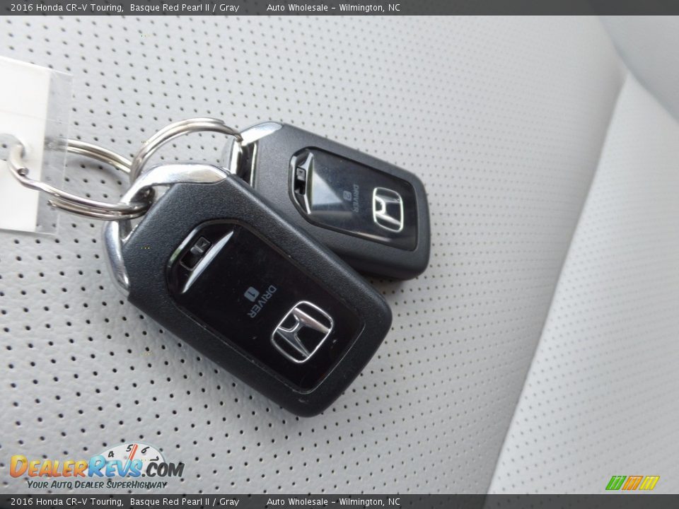 2016 Honda CR-V Touring Basque Red Pearl II / Gray Photo #20