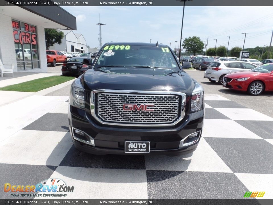 2017 GMC Yukon SLT 4WD Onyx Black / Jet Black Photo #2