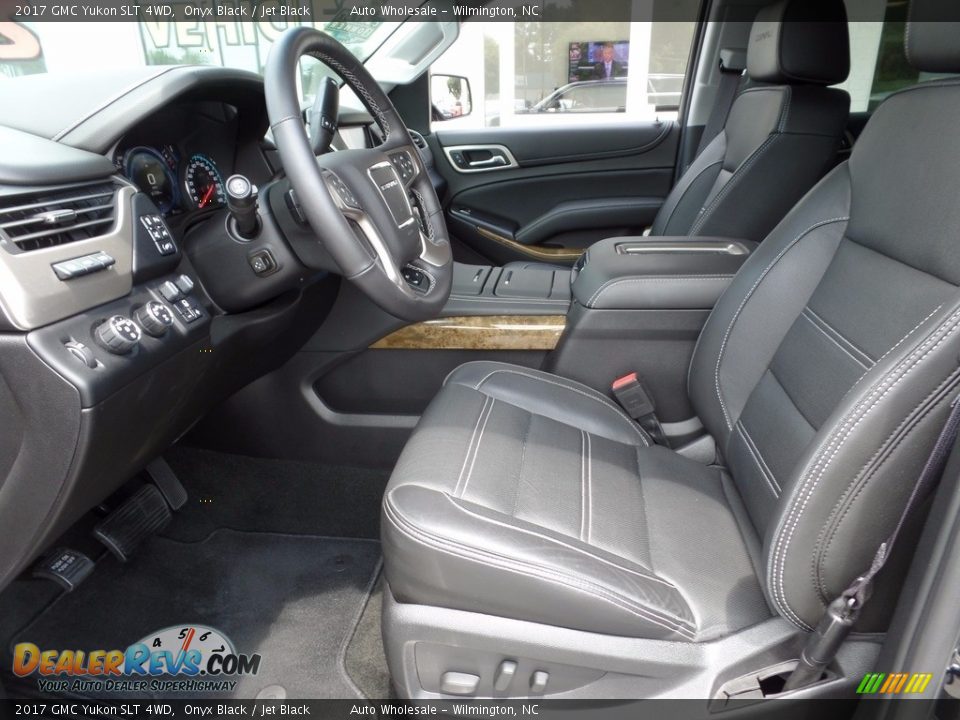 2017 GMC Yukon SLT 4WD Onyx Black / Jet Black Photo #11