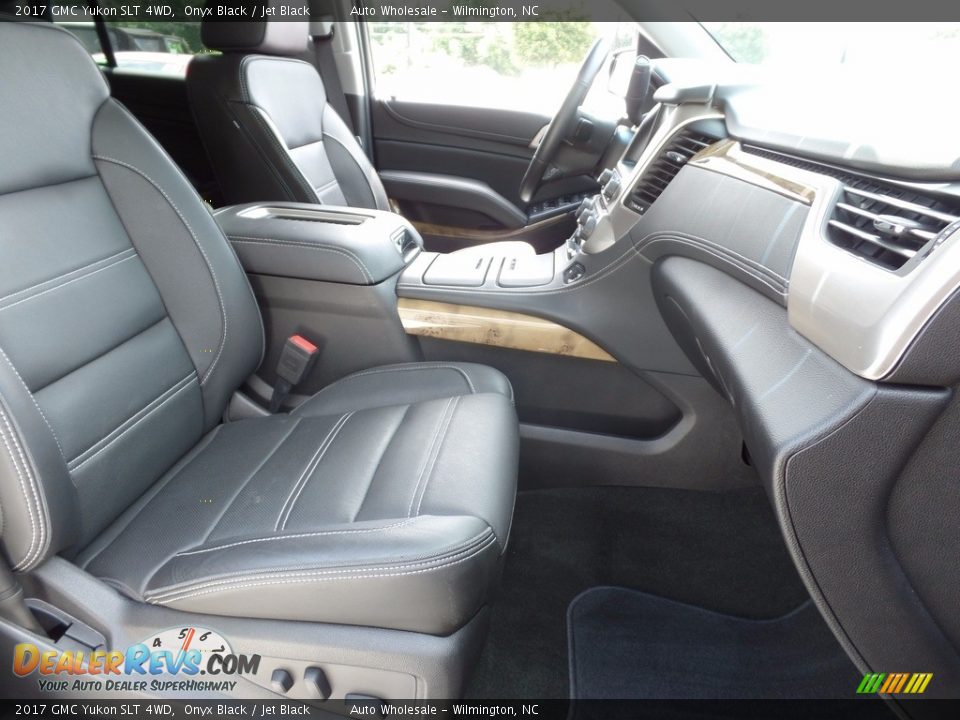 2017 GMC Yukon SLT 4WD Onyx Black / Jet Black Photo #14