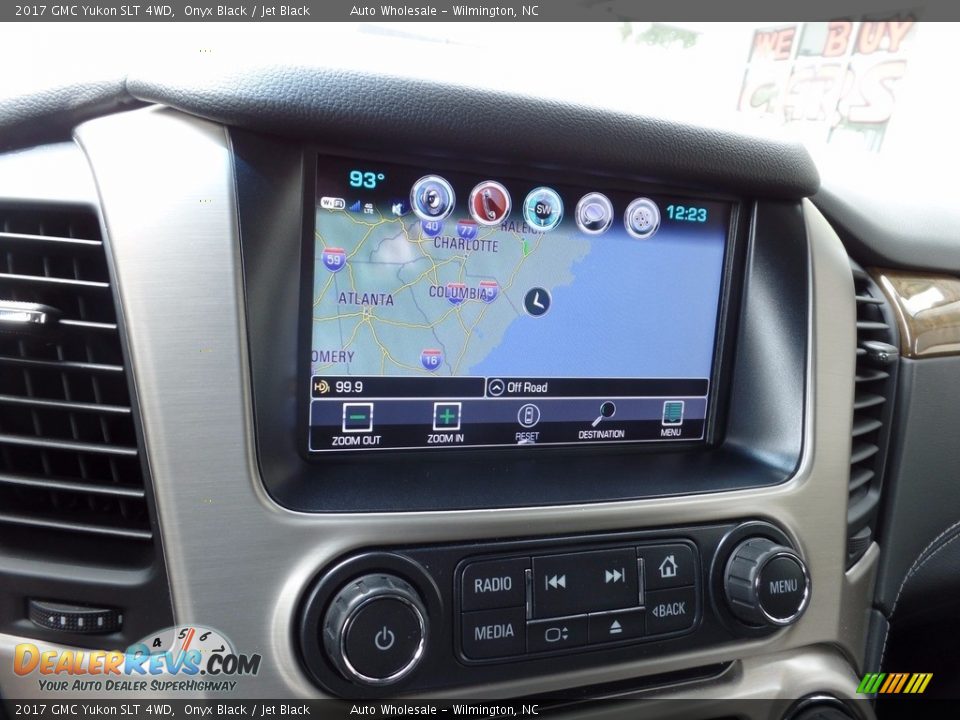 2017 GMC Yukon SLT 4WD Onyx Black / Jet Black Photo #18