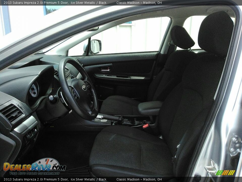 2013 Subaru Impreza 2.0i Premium 5 Door Ice Silver Metallic / Black Photo #6
