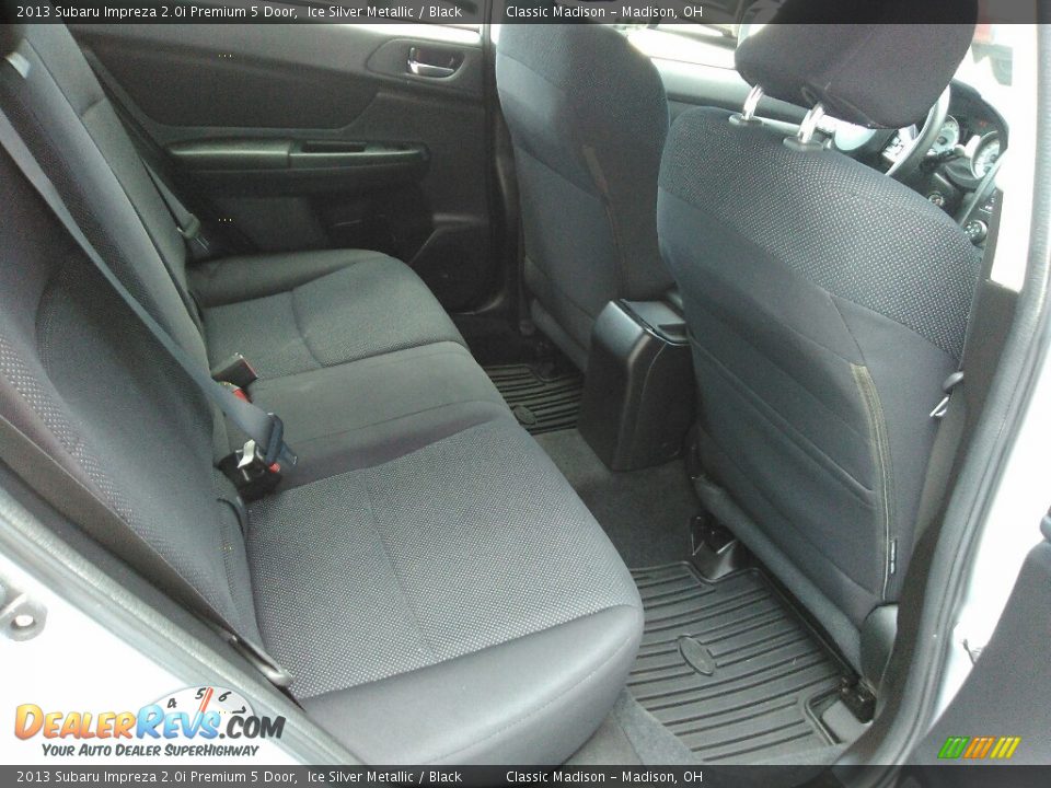 2013 Subaru Impreza 2.0i Premium 5 Door Ice Silver Metallic / Black Photo #12