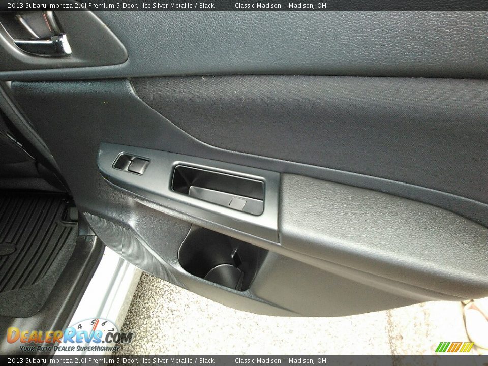 2013 Subaru Impreza 2.0i Premium 5 Door Ice Silver Metallic / Black Photo #13