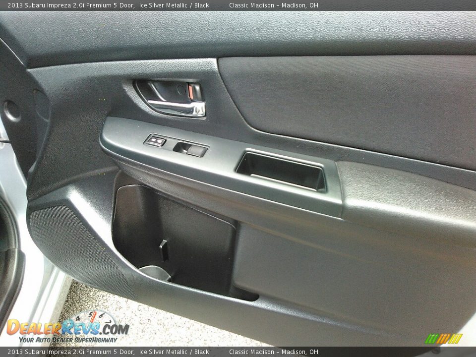 2013 Subaru Impreza 2.0i Premium 5 Door Ice Silver Metallic / Black Photo #15