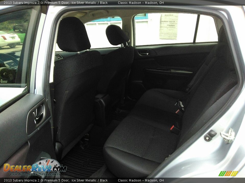 2013 Subaru Impreza 2.0i Premium 5 Door Ice Silver Metallic / Black Photo #16
