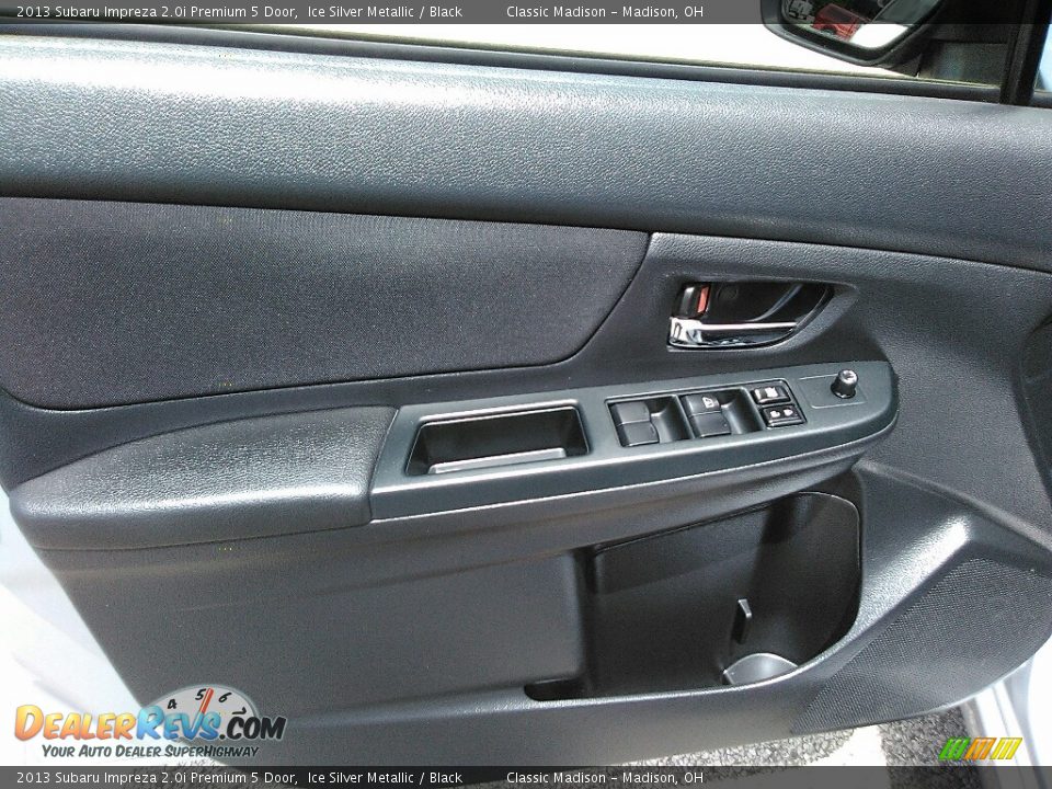 2013 Subaru Impreza 2.0i Premium 5 Door Ice Silver Metallic / Black Photo #17