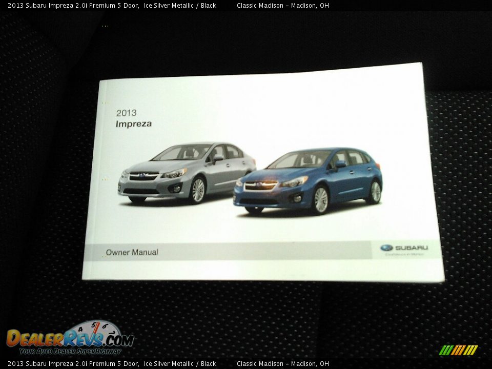 2013 Subaru Impreza 2.0i Premium 5 Door Ice Silver Metallic / Black Photo #20