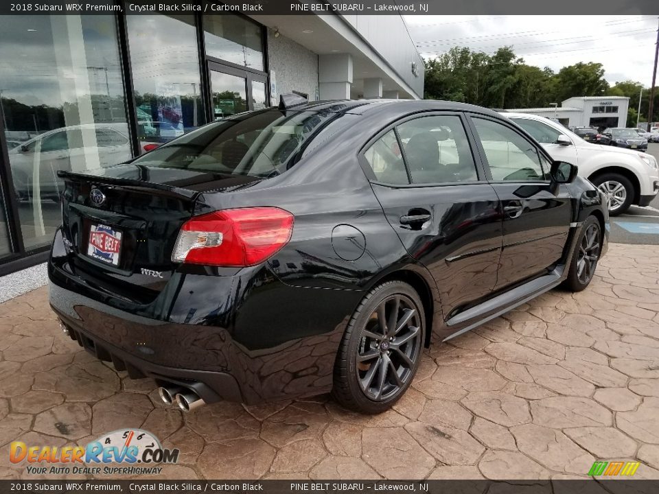2018 Subaru WRX Premium Crystal Black Silica / Carbon Black Photo #4
