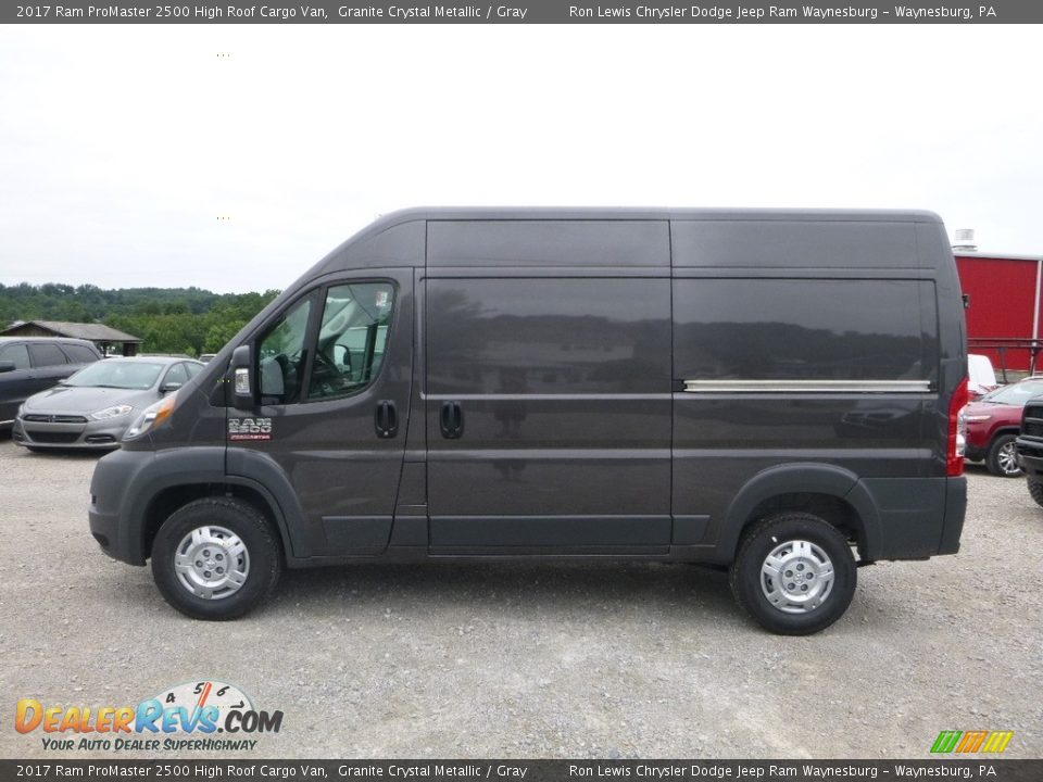 2017 Ram ProMaster 2500 High Roof Cargo Van Granite Crystal Metallic / Gray Photo #2