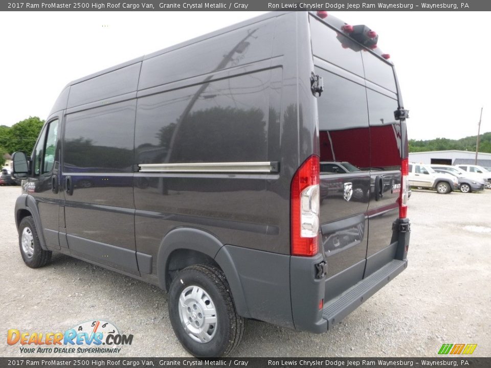 2017 Ram ProMaster 2500 High Roof Cargo Van Granite Crystal Metallic / Gray Photo #3