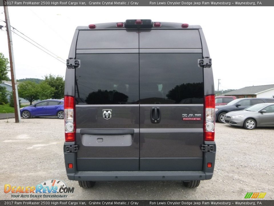 2017 Ram ProMaster 2500 High Roof Cargo Van Granite Crystal Metallic / Gray Photo #4
