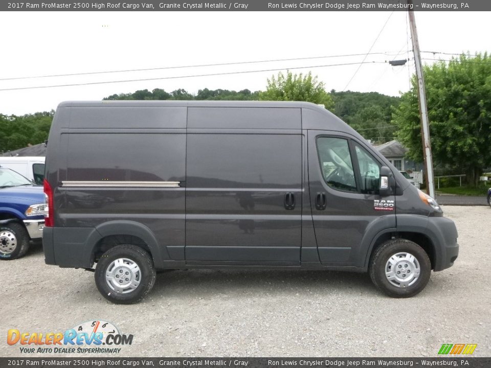 2017 Ram ProMaster 2500 High Roof Cargo Van Granite Crystal Metallic / Gray Photo #7