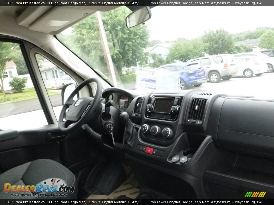 2017 Ram ProMaster 2500 High Roof Cargo Van Granite Crystal Metallic / Gray Photo #10