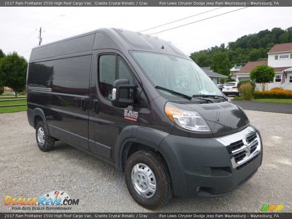 2017 Ram ProMaster 2500 High Roof Cargo Van Granite Crystal Metallic / Gray Photo #11