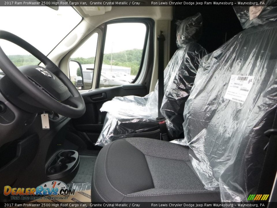 2017 Ram ProMaster 2500 High Roof Cargo Van Granite Crystal Metallic / Gray Photo #14