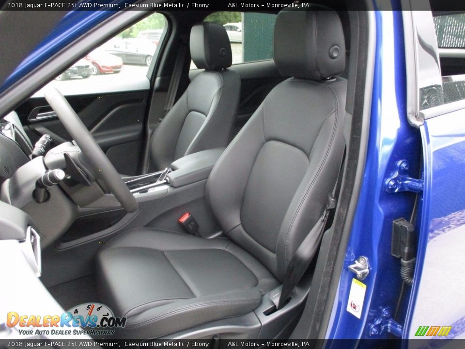 Front Seat of 2018 Jaguar F-PACE 25t AWD Premium Photo #12