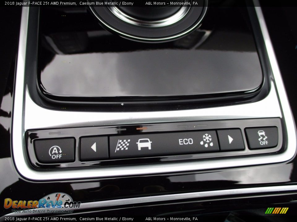 2018 Jaguar F-PACE 25t AWD Premium Caesium Blue Metallic / Ebony Photo #16