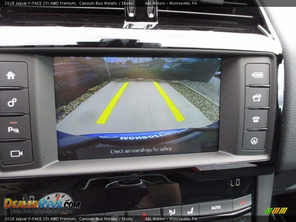 2018 Jaguar F-PACE 25t AWD Premium Caesium Blue Metallic / Ebony Photo #17