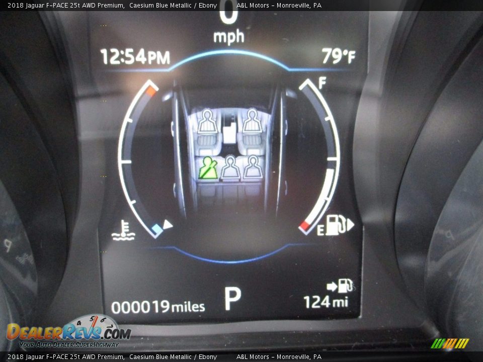 2018 Jaguar F-PACE 25t AWD Premium Gauges Photo #20