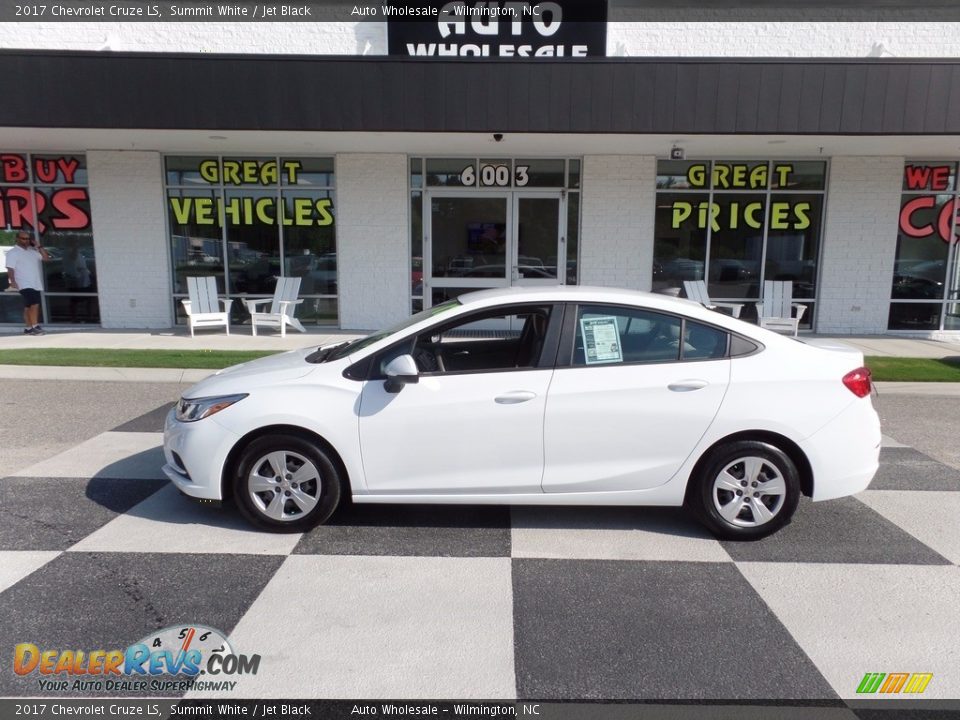 2017 Chevrolet Cruze LS Summit White / Jet Black Photo #1