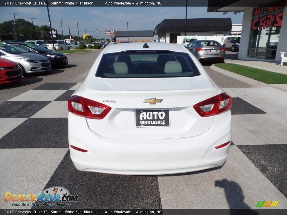 2017 Chevrolet Cruze LS Summit White / Jet Black Photo #4